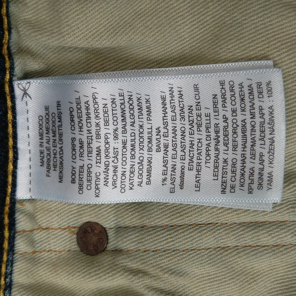 Polo Ralph Lauren Sullivan men's slim fit button fly low rise denim blue jeans - Picture 10 of 14